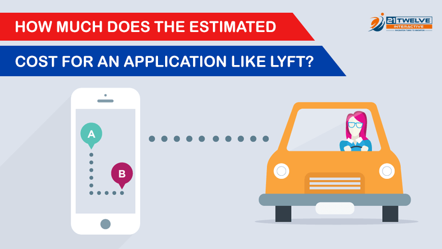 How much does the estimated cost for an application like Lyft?