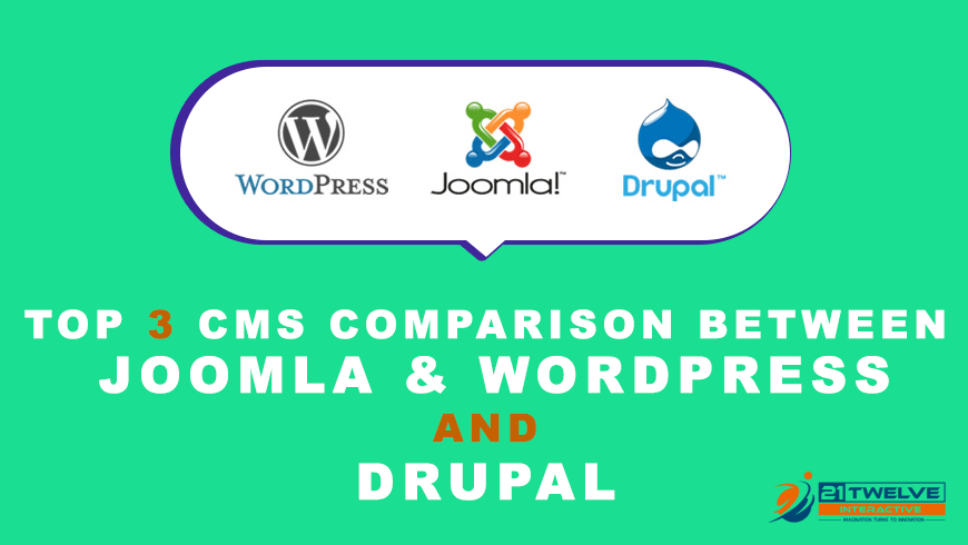 WordPress Vs Joomla Vs Drupal: Top 3 CMS Comparison