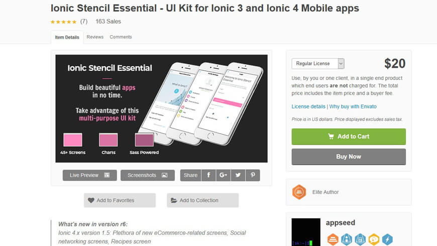 Ionic Stencil Essential