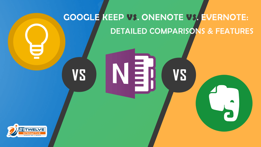 Evernote onenote comparison