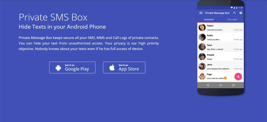 Private SMS Box