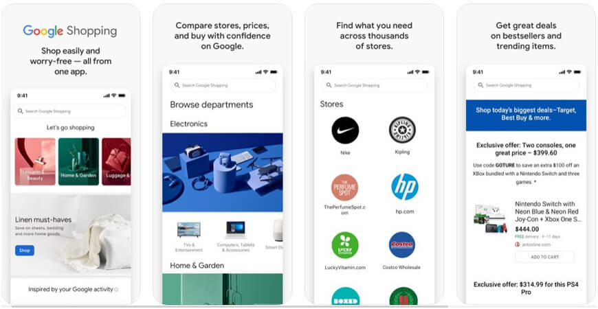 Google Shopping App