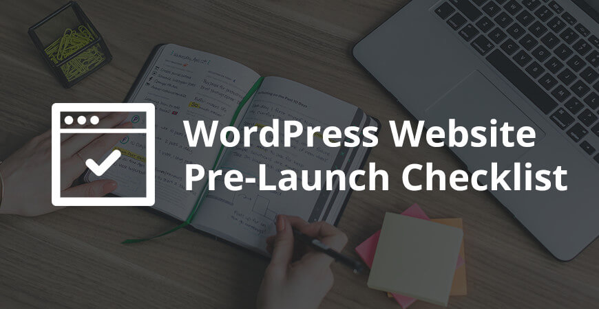 wordpress launch checklist